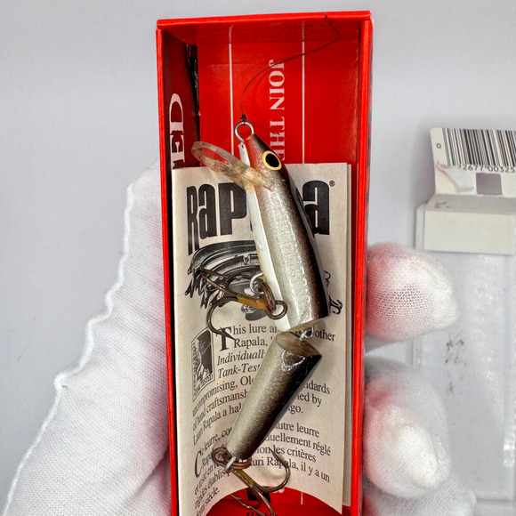 Rapala Jointed, J-7 S, Silver, Jointed, Floating EUC in Box Ireland - Picture 5 of 6